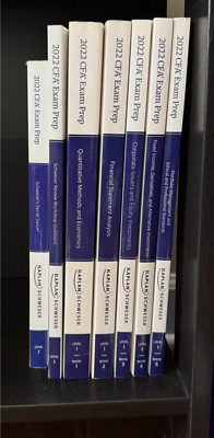 2022 Kaplan Schweser CFA Exam Prep Level 1  Complete Set/Secret Sauce/Workbook