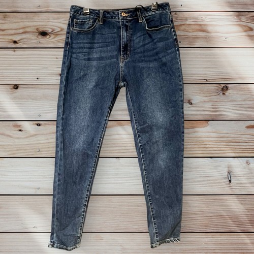 Forever 21 Womens Jeans Size 29 Light Blue Denim High Rise Stretch - Picture 2 of 8