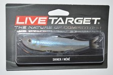 koppers live target hollow body shiner 4.5" pearl ghost topwater walk the dog