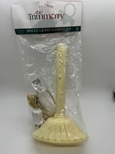 The Trimmerry NIP Single Light Candolier Electric Candle Clear Bulb 9” Drip