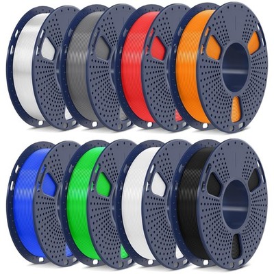 Vacuum Packed 250g Spool PLA Filament, 8 Colors