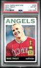 2013 TOPPS HERITAGE MIKE TROUT NO HAT #430 PSA EX-MT 6