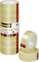 Scotch Transparentes Klebeband 550- 8 Rollen - 19Mm X 33M - Durchsichtiges Allzw