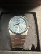 Tissot PRX Powermatic 35mm Ice Blue Automatic Watch Unisex Full Set
