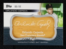 2010 Topps Update Manufactured Bat Barrels 86/99 Orlando Cepeda #MBB-149 HOF 0b0
