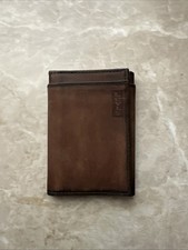 Vintage Levi’s Brown Leather Trifold Wallet