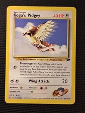 Koga's Pidgey 49/132 Uncommon Gym Challenge Pokemon MP on eBay