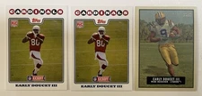 Early Doucet Lot Of 3 With 2008 Topps Rookies Arizona Cardinals NM-MT