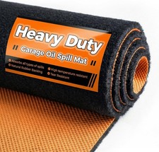 Heavy Duty Oil Spill Mat Garage Floor Mat forUnder Car 64" X 32" Waterproof 1/4"