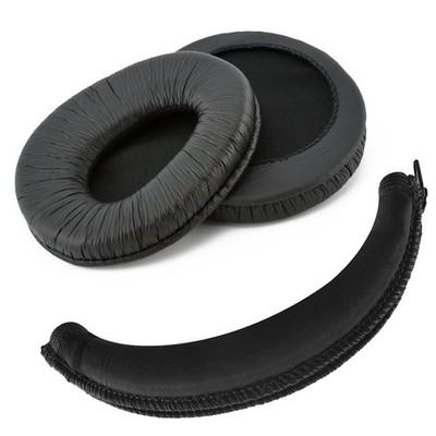 Replacement Earpads Headband Protector Set MDR Z600 V600 V900 V900HD V7509 Black