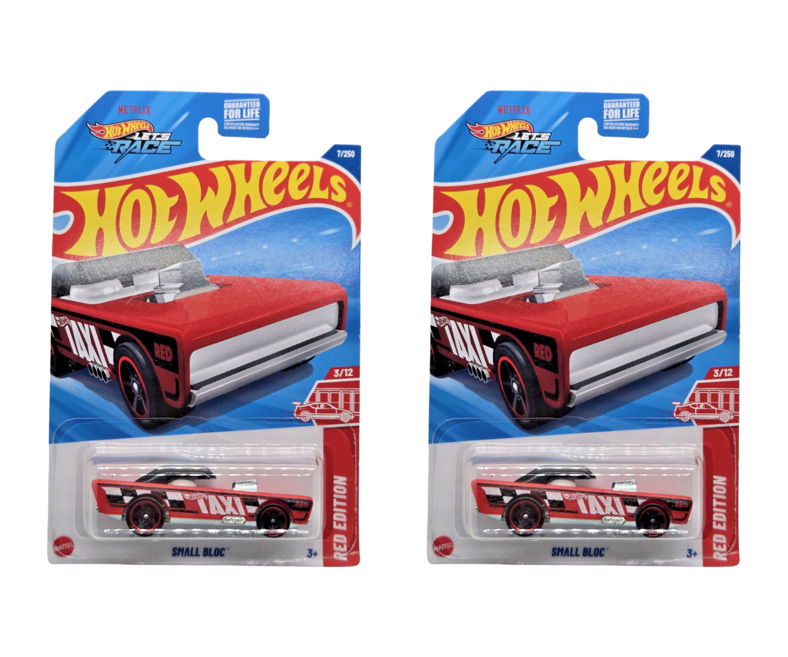 2025 Hot Wheels Small Bloc #7 Red - Set of 2 - TARGET RED EDITION