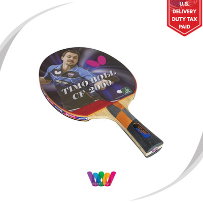 BUTTERFLY Timo Boll CF 2000 FL Shake Hand Tischtennis Paddel Tischtennisschläger