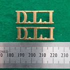 WW1 British Army Durham Light Infantry Regiment Shoulder Title Badge DLI