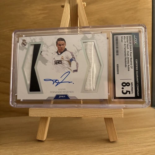 2024-25 DAKA Real Madrid Fernando Redondo Stellar Vault Patch on Card Auto 09/10