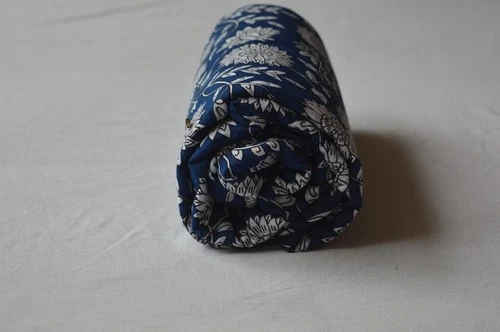 #NO TARRIF CHARGES 100% ✅100%Cotton Floral Sanganeri Print 3 Yard fabric ZK-8