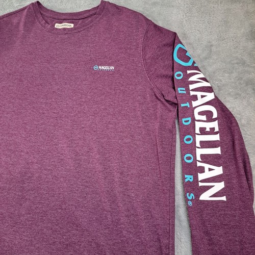 Camicia Magellan Outdoors donna ragazzo aderente manica lunga viola traspirante taglia XL - Foto 3 di 11