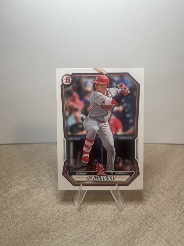 JJ Weatherholt Bowman 2026 Rookie Base Cardinals #BP-115