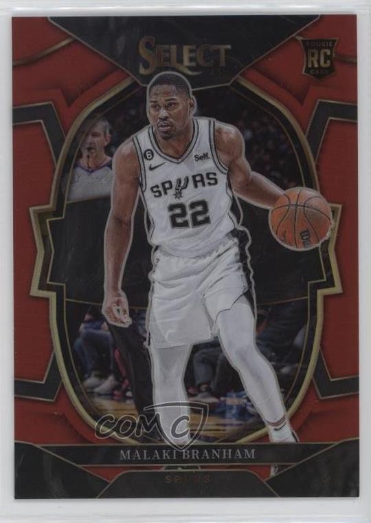 2022-23 Panini Select Concourse Red Prizm 48/199 Malaki Branham #95 v9t