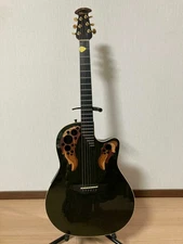 Acoustic Guitar ADAMAS By Ovation 1597 04G Black Made in USA