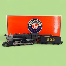 Lionel O Scale 4-6-0 Ten Wheeler Virginian Steam Locomotive Train 6-38004 #203