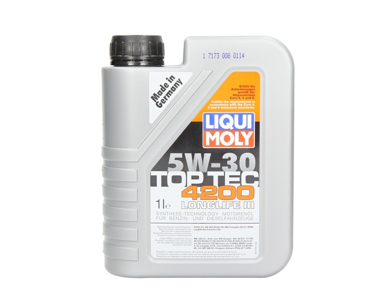✅Fits LIQUI MOLY LIM8972 5W30 1L Engine Oil 5W30 1l TopTec 4200 8972 ⭐UK Seller⭐