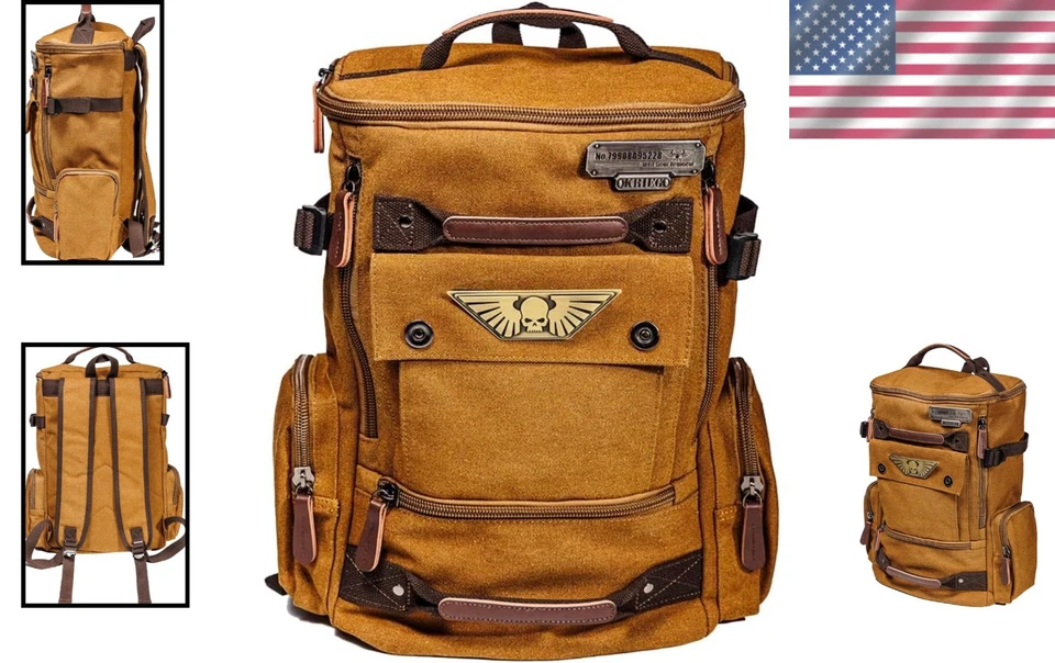 Mochila Warhammer 40K Death Korps ofkrieg - Capacidad de 20 galones para jugadores Foto 2 de 4