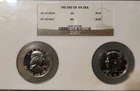 THE END OF AN ERA Two Silver Half Dollars NGC PF67 1963 Franklin & 1964 Kennedy