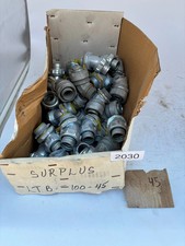 Lot of 45 LTB-100-45 1" 90  Liquidtight Conduit Connectors, Malleable Iron