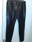 Size 10 Black On Black Dressy Pants I.N.S.I.G.H.T. — photo 1