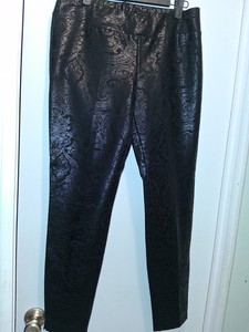 Size 10 Black On Black Dressy Pants I.N.S.I.G.H.T.