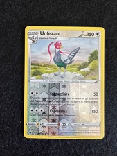 UNFEZANT 145/192 REVERSE HOLO FRAGORE RIBELLE SPADA E SCUDO CARTA POKEMON ITA