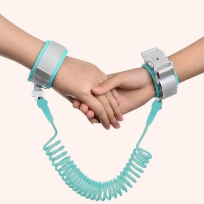 2 Meter Kleinkind Sicherheitsleine Anti-Verloren Handgelenk Link Gurt mit Schlüssel Schloss 20KG UK