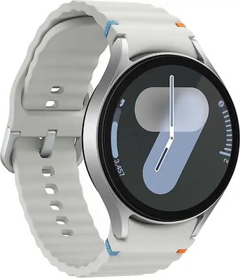 Samsung Galaxy Watch7 44 mm Aluminiumgehäuse silber am Sportarmband M/L silber [