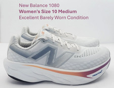 New Balance Womens 10 Medium Width B 1080 V14 Fresh Foam Running Shoes Gray