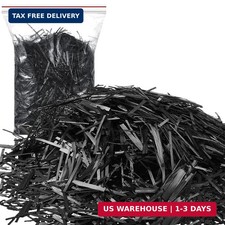 1 lb 1" Chopped Carbon Fiber Kit Black for Reinforcement and DIY Projects