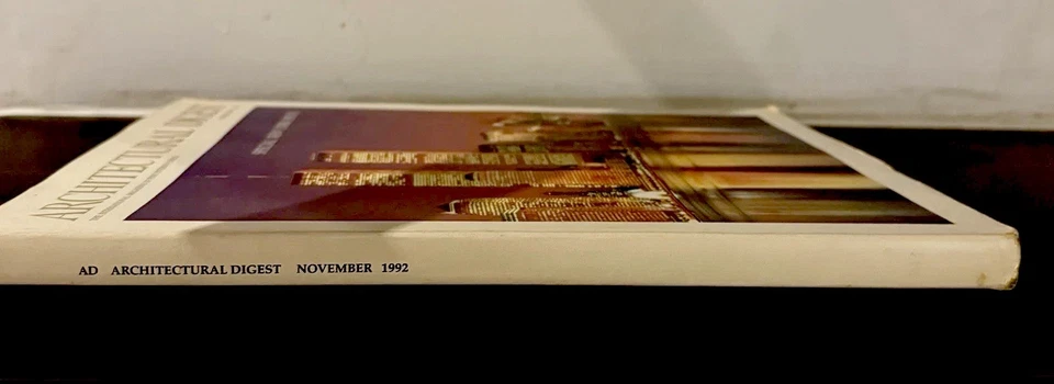 ARCHITECTURAL DIGEST MAGAZINE NOVEMBER 1992 SPECIAL NEW YORK ISSUE WORLD TRADE C - Image 3 of 4