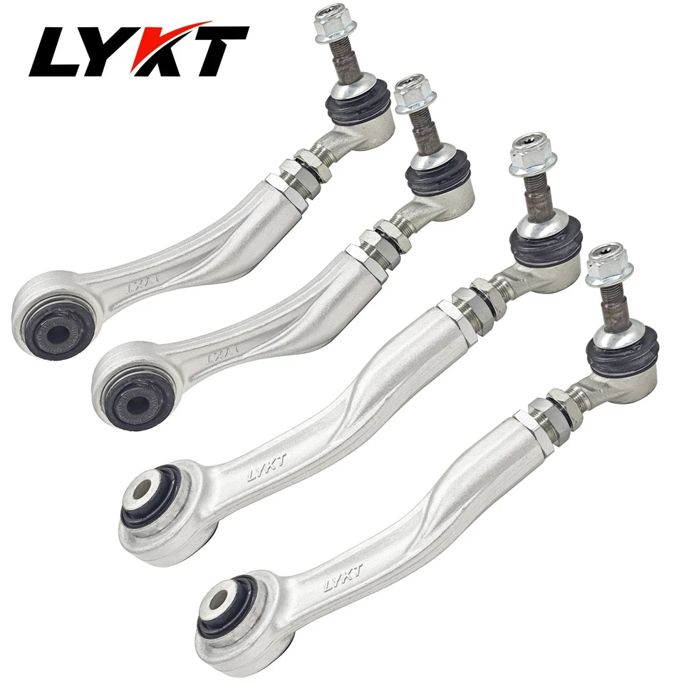 LYKT 4pcs Adjustable Rear Camber & Toe Control Arms for BMW M5、M6 (Gran Coupe) Foto 2 de 4