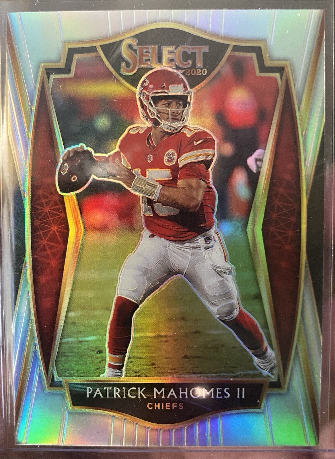 2020 Panini Select - Premier Level Patrick Mahomes II #130 Silver Prizm
