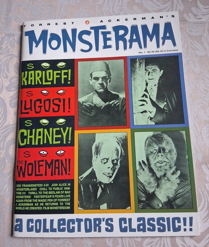 Monsterama Magazine No.1  A Collectors Classic 1991