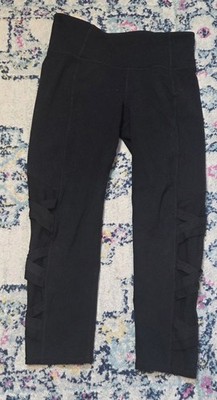 Athleta Capri Leggings Black Sz S Workout Gear Outside Walking 