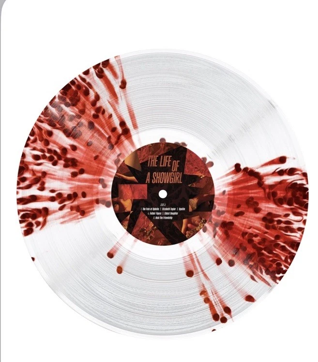 Taylor Swift The Life of a Showgirl Transparent / Orange / Magenta Vinyl PRESALE - Image 3 of 4