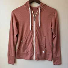 Vuori Halo Performance Hoodie 2.0 Women's Size XS Athleisure Wear Rust