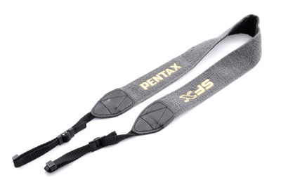 Pentax Neck Shoulder Strap SFX Gray Gold [Near Mint] #2638-6''