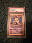Pokemon TCG Alakazam 1/102 Base Set (Shadowless) Holo PSA 4