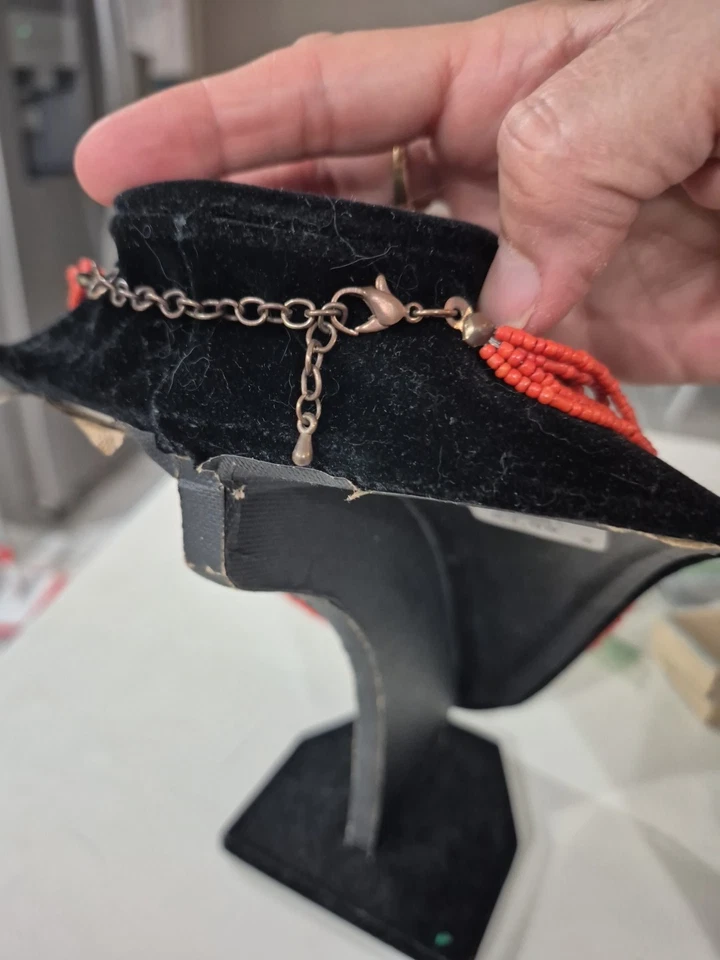 Винтажный мульти бусы ошейник ожерелье юго-запад - многоцветный - Изображение 4 из 4