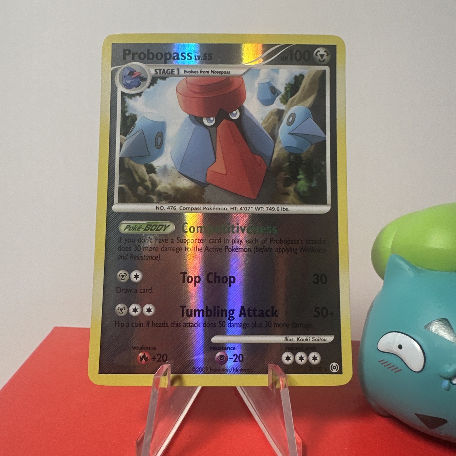 PROBOPASS 7/99 Reverse Holo Rare pokemon card PLATINUM ARCEUS 2009 LP