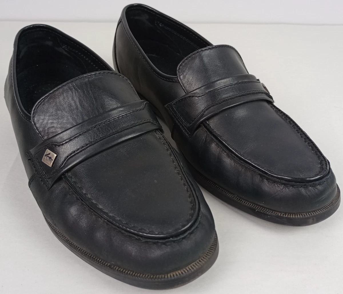 Thomas McAn Black Men\'s Loafers NATAN Black Leather Slip-On Dress Loafer | Men main image 4