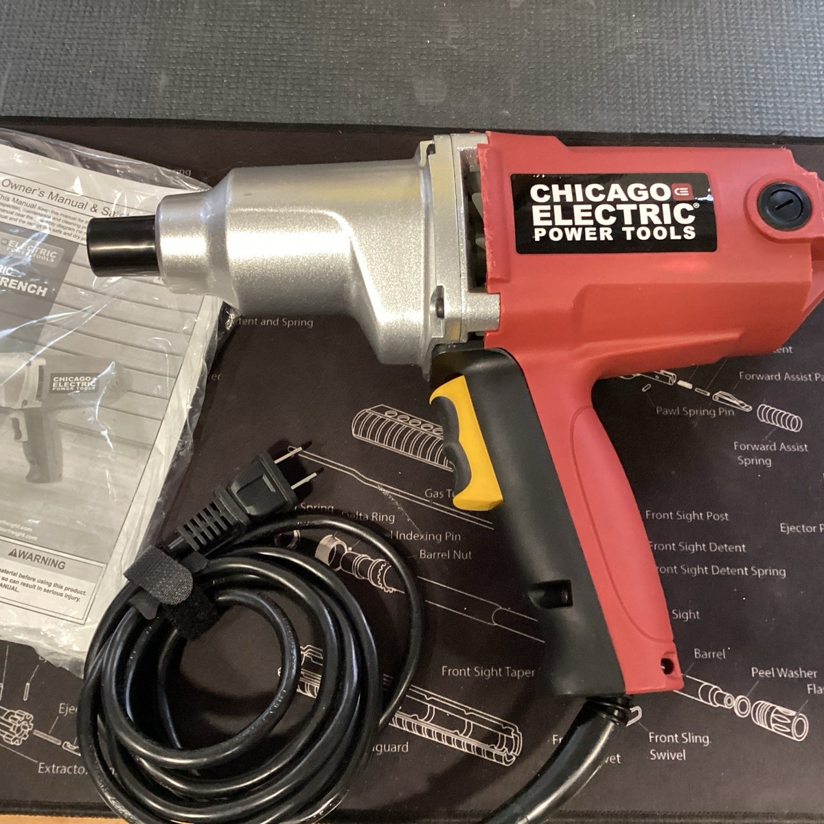 Lightweight High Power 7 Amp 1/2in 230 FT LB Torque 120v Electric