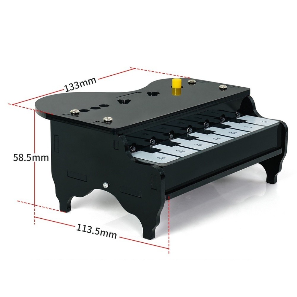 Set Pianoforte Elettronico per Praticare la Saldatura con 12 Impostazioni Suono e LED