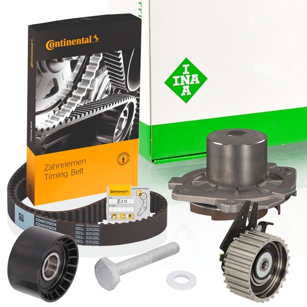 Conti CT1106 Zahnriemen + INA Rollen Satz Wapu FüR Opel Astra H Vectra C Fiat-image